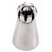 Насадка "Лепестки зигзаг" d22мм h57мм, нерж.сталь BX0104