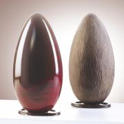 Форма д/шок. 3D "Яйцо фигурное с подставкой" d110мм h220мм, 2 ячейки, 230гр, пластик 20U3D01