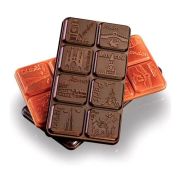 Форма д/шок. конфет 150х76мм h7мм, 80гр., 3 ячейки, п/к MA2011