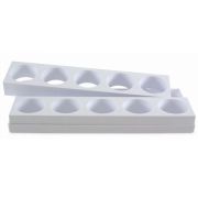 Формы пластик. для пирож. "Круг" d65мм h40 мм, 75гр.,10 ячеек MONOP.A001