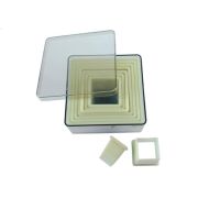 Набор резаков "Квадрат" 9шт, от 1,8см до 9,5см, пластик 4304.30