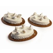 Набор "PAVOFLEX MONO Овал" 93х62мм h15мм, 67мл, 12 ячеек, силикон/пластик PX4336S