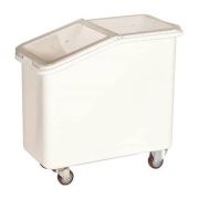 Пластик (Турция) Контейнер для сыпучих продуктов 102 л. 420*750*710 мм. (-50°C /+80°C) п/э на колесах, белый /1/2/