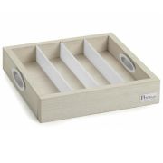 Диспенсер 30х30см h6см, для пакетированных продуктов или столовых приборов, дерево 51604600