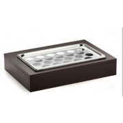 Поднос для йогурта, с охлаждающим элементом, на дерев. основании венге 51132900