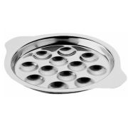 Блюдо для улиток 6 ячеек, нерж.сталь 50915506