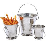 Емкость для закусок "Ведро" d12см h12см, сталь чеканная BKT12WOHM