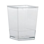 Набор емкостей для десерта 150мл 55х55мм h80мм, 100шт., пластик, цвет прозрачный PMOCU003