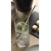 Набор трубочек для коктейля (6 шт.) 24см d0,5см, с ершиком для чистки, нерж. сталь 55737906